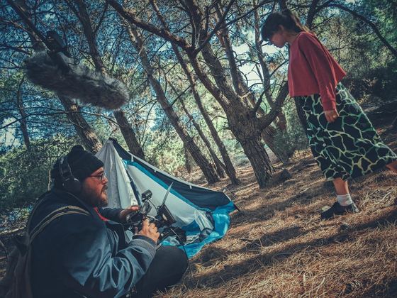 «γυάλα» — από τα γυρίσματα στη Σάμο