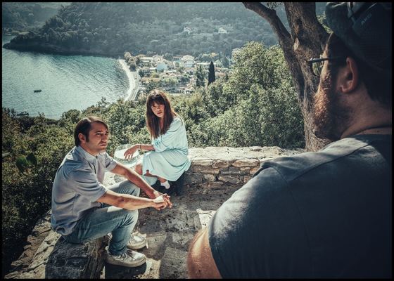 «γυάλα» — από τα γυρίσματα στη Σάμο